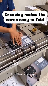 Creasing machine , makes folding easy #creasing #perforate By invilux.undangan | OGB Copiers
