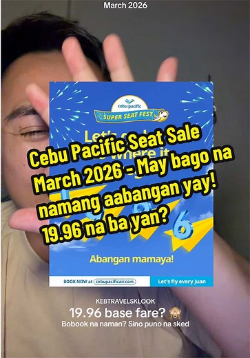 Cebu Pacific Seat Sale 2026: Book Your Flight Now!