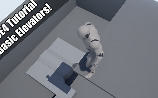 【UE4教程】3种制作电梯的方法