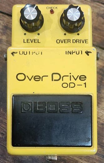 THE ONE! Boss OD-1 Long Dash/Silver Screw 14 Pin NEC Chip 1979 Japan | Reverb