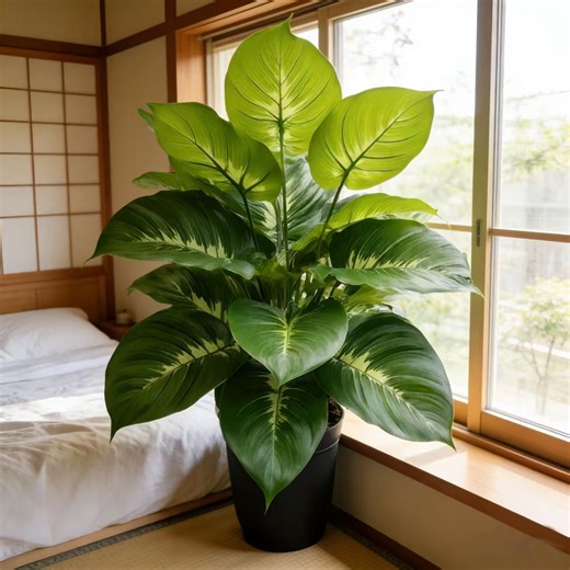 21 Inch Artificial Large Leaf Tropical Plant 2 Pack, Faux Greenery Stems (No Pot), Fake Philodendron for Home Decor, Living Room, Office, Wedding Table Centerpieces