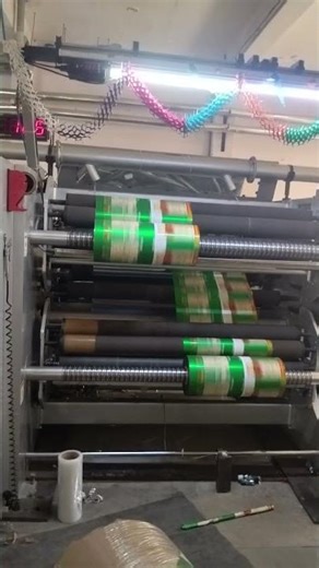 polythene roll cutting mchine