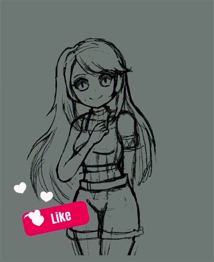 🌸 Daily Doodle #46: Gacha Life Request 1~ 💙💖#gachalife #fanart #digitalart #daily