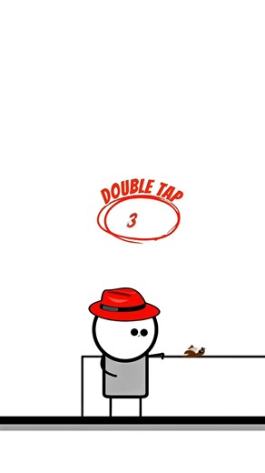 The Baby Bird fall and hit the Ground #animation #flipaclip #funny #animatin