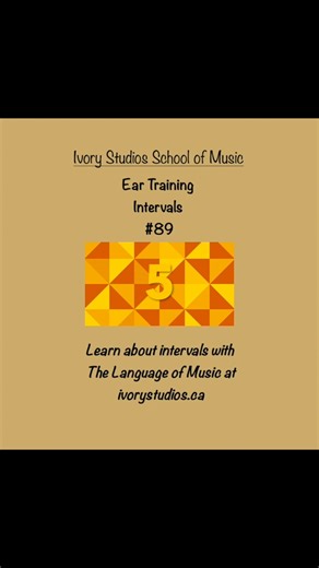 Ear Training – Daily Interval Practice One interval. Listen carefully before you answer. Name the interval. Then check yourself. Recognition improves through comparison and repetition — not guessing. Full lessons and weekly updates: ivorystudios.ca #eartraining #musictheory #intervaltraining #musiceducation #musicteacher #pianoteacher #musicianship | Ivory Studios School of Music