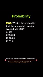 Probability #probability #math #satmath #satexam #SATPrep #mathtutorial #boardexams #mritunjaylectures #grade6 #Grade7 #Grade7Students 🥉🥇 | Mritunjay Lectures