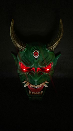 92K views · 17 reactions | New Custom painting design Oni mask! Thank you for ordering @darkreachcosplay . . . . . #dbd #onimask #deadbydaylight #dbdcosplay #dbdfanart #oni #resinart #handmademask | Workshop RS | Facebook