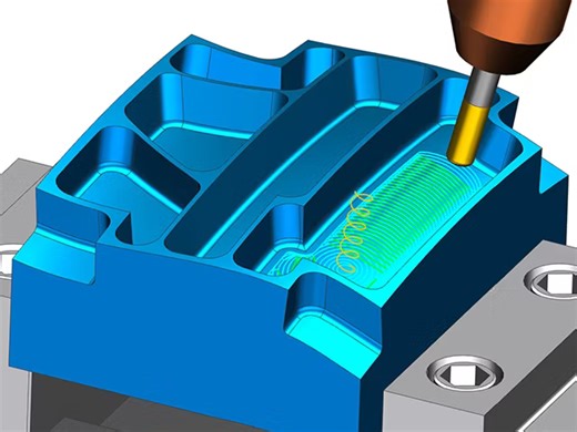 Optimized Toolpaths and Simulation with CAM Software
