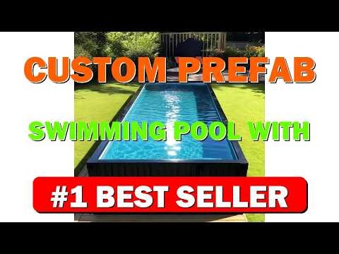 Custom Prefab Swimming Pool with Optional Heater, Sand Filter & Non-Slip Deck, - B0GGXYNN6J