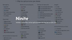 Ninite: Instala o actualiza varias aplicaciones a la vez con un solo clic