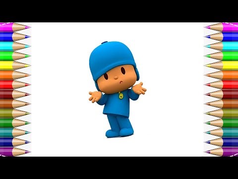 How to Draw Pocoyo 💙Easy Step-by-Step Drawing for Kids🎨 #HowToDraw #ViralVideo #Art #Drawing #POCOYO
