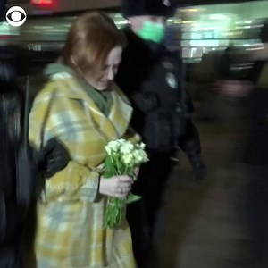 More than 700 people at anti-war protests across dozens of Russian cities have been detained by police after Russian President Putin sent troops to attack Ukraine, an independent monitor said Thursday. Around 2,000 people gathered near Pushkin Square in central Moscow. https://cbsn.ws/3JTnFwA | CBS News