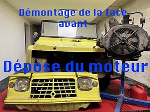 We begin the dismantling of the Citroen Méhari