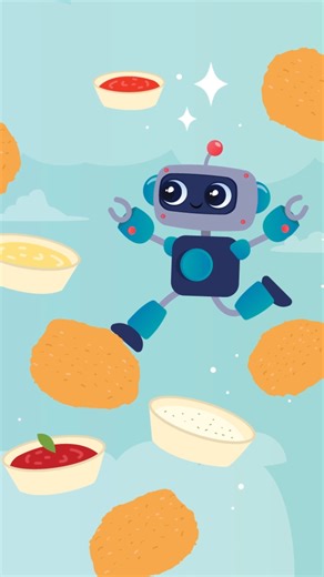 Interactive Books for Children on Instagram: "🍗✨ Welcome to Chicken Nugget Dreamland! Enjoy this fun animated clip from the original @parrygripp song, now included in our sound book: Pancake Robot: Six Silly Songs for Snack Time by Parry Gripp 🎶💛 #ChickenNuggetDreamland #ParryGripp #KidsSongs #SoundBook #CalisBooks #KidsBooks #SingAlong #SnackTimeSongs #StorytimeFun #ToddlerFun #readingisfun"