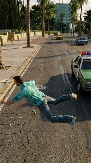GTA Vice City 4K - Nothing Happens, Everything Looks Good #gtavicecity #4kupscaled