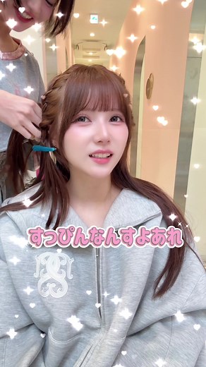 簡単リボンヘアアレンジ！くるみちゃんヘア