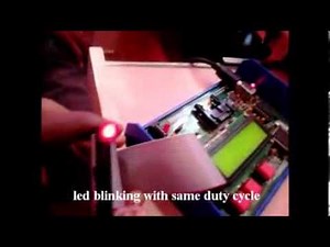 led blinking using micro controller 8051