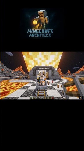 Aquapark & Metro Station on Mercury | Minecraft Architect | Part 2/4 #Shorts