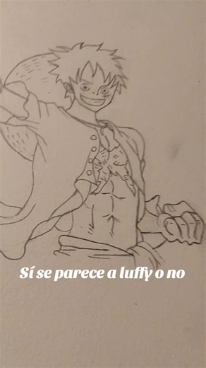 si se parece a luffy o no #onepiece #luffy #dibujo