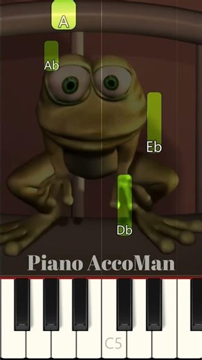 🎹 Froggy Froggy Theme Song Piano Tutorial (Short) 🐸