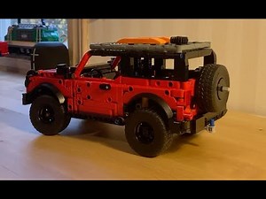 Lego Technic 42213 Bronco steering modification & Trailer hitch