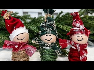 DIY Thread Spool People