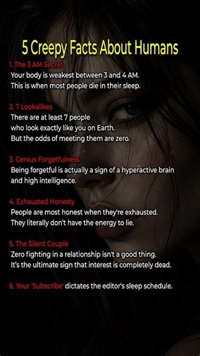 5 Creepy Facts About Humans You Didn't Know