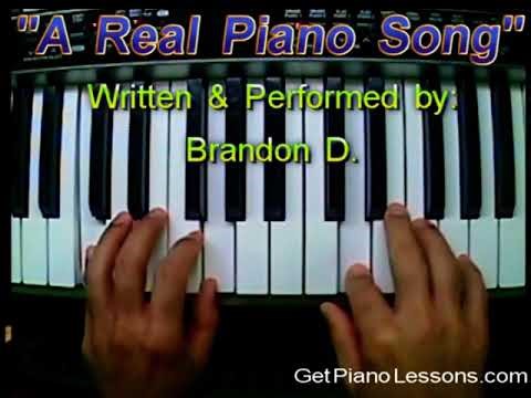 PIANO SONG 1 - "A Real Piano Song" (Complete Tutorial)