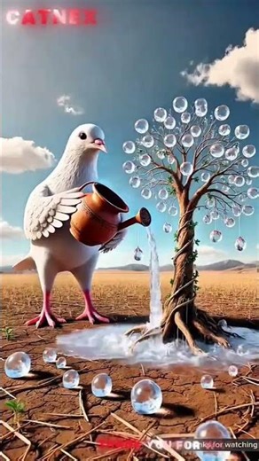 “The Magical Ice Cube Tree | Farmer and Pigeon Funny Story | Ice Tree Magic Story"#ai#shorts#animate