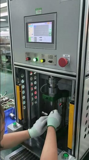 Precision Motor Bearing Press Fit with a Servo Press | Force-Displacement Monitoring#BearingPressFit