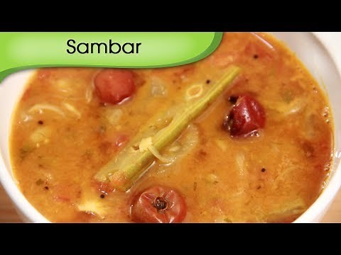 Sambar Recipe - How To Make Sambar For Idli or Dosa - South Indian Lentil and Vegetable Curry