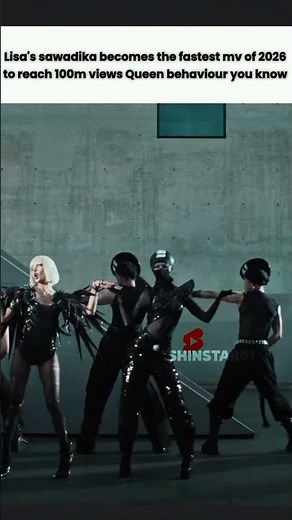 SaWaDiKa by lisa becomes the fastest mv of 2026 to reach 100m views #lisa #sawadika #100millionviews