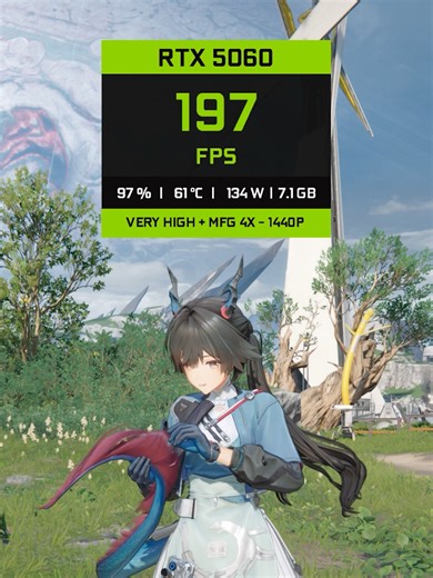 Arknights Endfield Graphics Comparison with RTX 5060