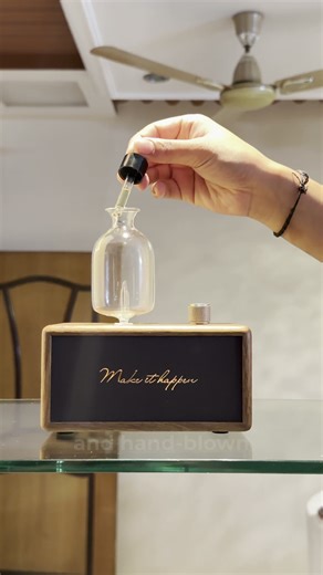 Focus Ripple isn’t just a diffuser — it’s a statement piece. Crafted from solid walnut and glass, powered by Venturi Nebulizing Tech, and built for quiet, wireless performance. Elevate your space with effortless sophistication. | thefruik