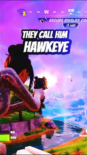Epic 'Hawkeye' One Shot Victory Royale #fortnitevictoryroyale
