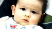 Close up cute baby boy. Full HD