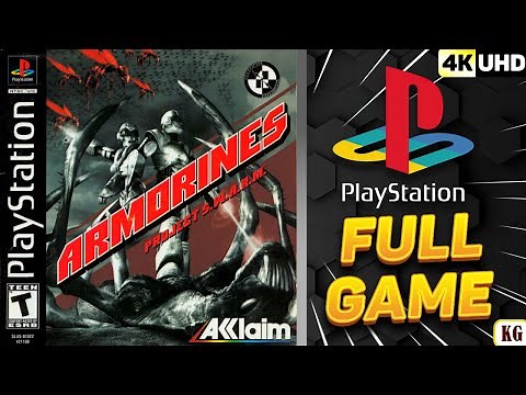 Armorines: Project S.W.A.R.M. [PS1] Longplay Walkthrough Movie FULL GAME [4K60ᶠᵖˢ UHD🔴]