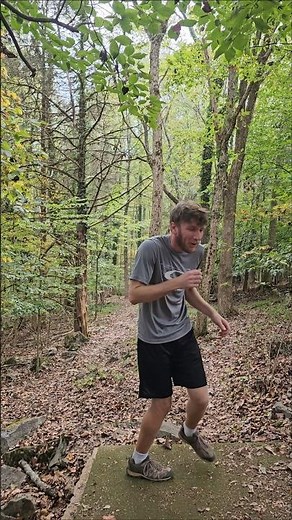 It's so easy...the second time! 😅 #discgolf #fail #sports