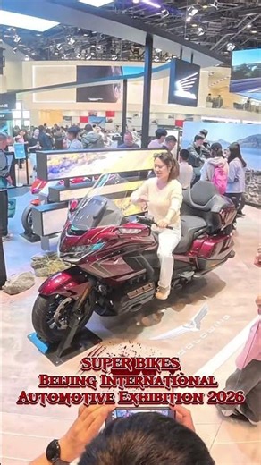 Superbike lovers go crazy at the Beijing Auto Show 🏍️🔥 #motorcycle #shorts
