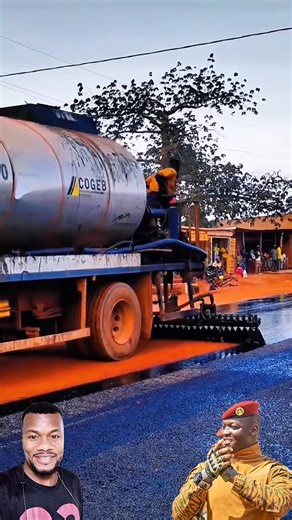 Burkina Faso 🇧🇫 road construction final enter Kongoussi city of the the Bam province, like a joke everywhere in the country is under construction | The Global lens