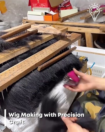 Stitching for Realistic Hair Wigs. #WigMaking #HairCraft | Gizmo Trends