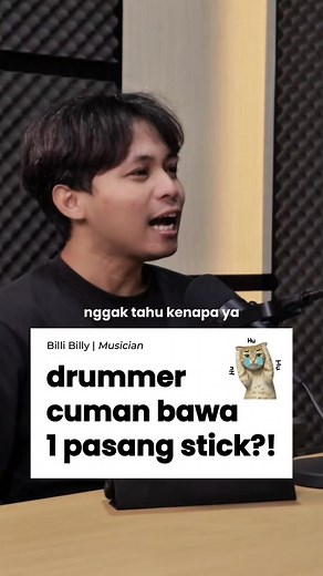 drummer cuma bawa satu stik: kenapa stik drum cuma sepasang?