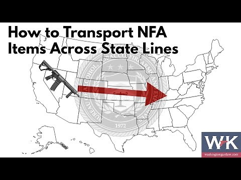 How to Transport NFA Items Across State Lines