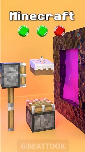 Minecraft vs Real Life in Nether 3D Animation🔥🔥😱