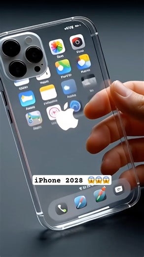 Transparent Future iPhone Concept With Floating Icons #iphone #apple #shorts