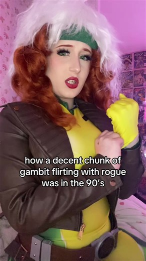 #ROGUE - that poor woman was stressing everytime he either tried to kiss her or insinuated kissing 😭 [tags!! ✯] #roguexmen #marvelrivalsrogue #roguecosplay #xmenrogue