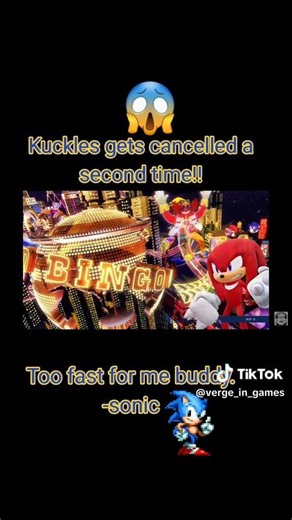 knuckles gets cancelled yet again!!