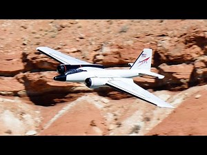 SCRATCH-BUILT WB-57 CANBERRA EDF JET TEST FLIGHT, ST. GEORGE UTAH!