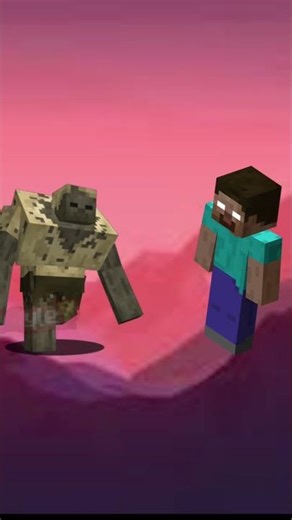 Herobrine vs mobs part 9 #minecraft #shortsl