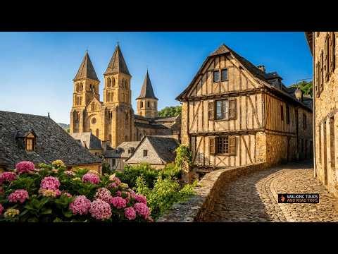 Is this the Most Beautiful Medieval Village in France? - Conques 4K Walking Tour